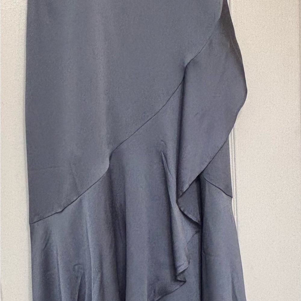 Express Asymmetrical Gray Dress - Picture 2 of 3